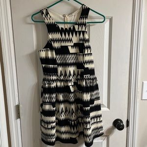 Black and Cream Dress